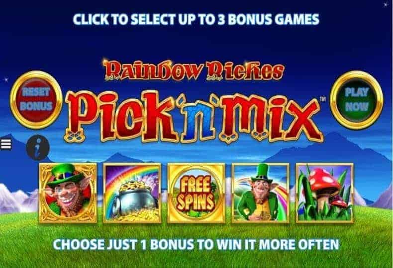 Rainbow riches pick n mix slots